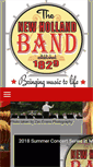 Mobile Screenshot of newhollandband.org